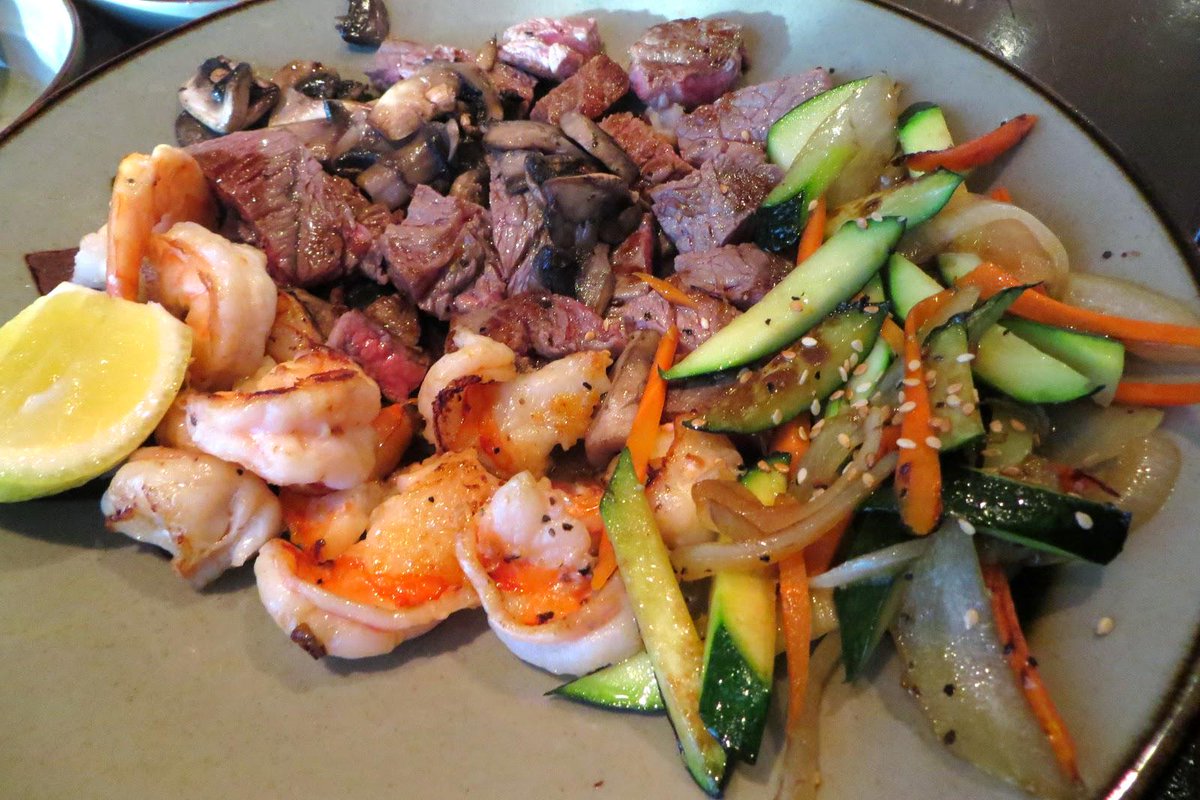 Rough week? #Treatyourself with our  Hibachi House Deluxe Special Dinner (#Lobster Tail, #FiletMignon &amp; #Salmon)