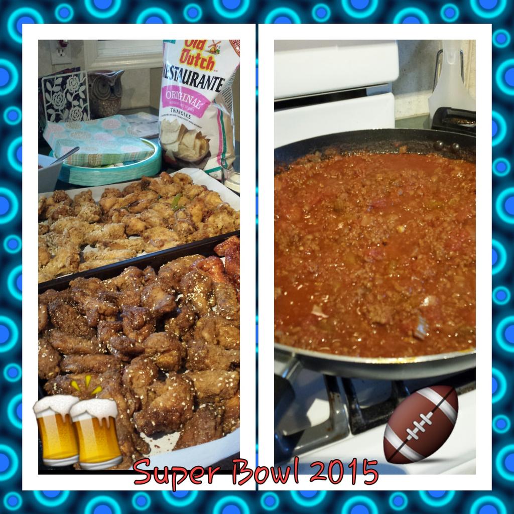 MaryYoroChan's tweet photo. Super Bowl munchies. Ready for the game!!🏈🏈 http://t.co/eKDvyyvhO9