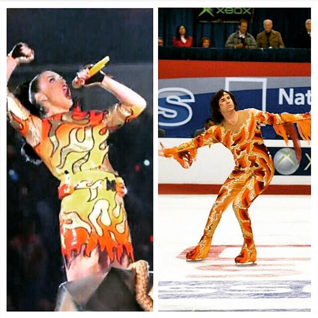 Meliora_Style's tweet photo. We think we found @katyperry's #SuperBowI #HalftimeShow Inspiration. What do you think! #SB49 #SuperBowIXLIX http://t.co/5QoaVrU1Db