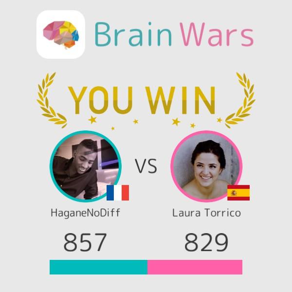 DFreyHar's tweet photo. I challenged Laura Torrico and won:) Challenge players from around the world! #BrainWars
@loggatoggico http://t.co/bf5I6JaxWb