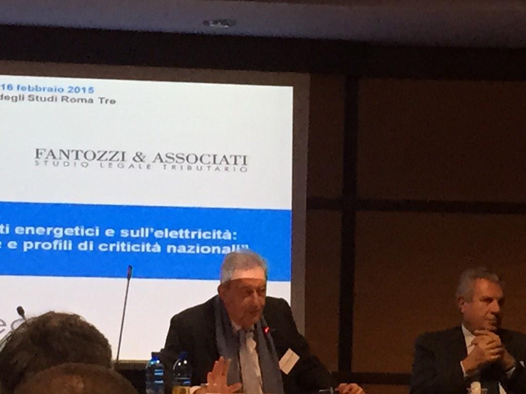 iavvocato's tweet image. Il Prof Fantozzi chiude i lavori #exciseduties #energy