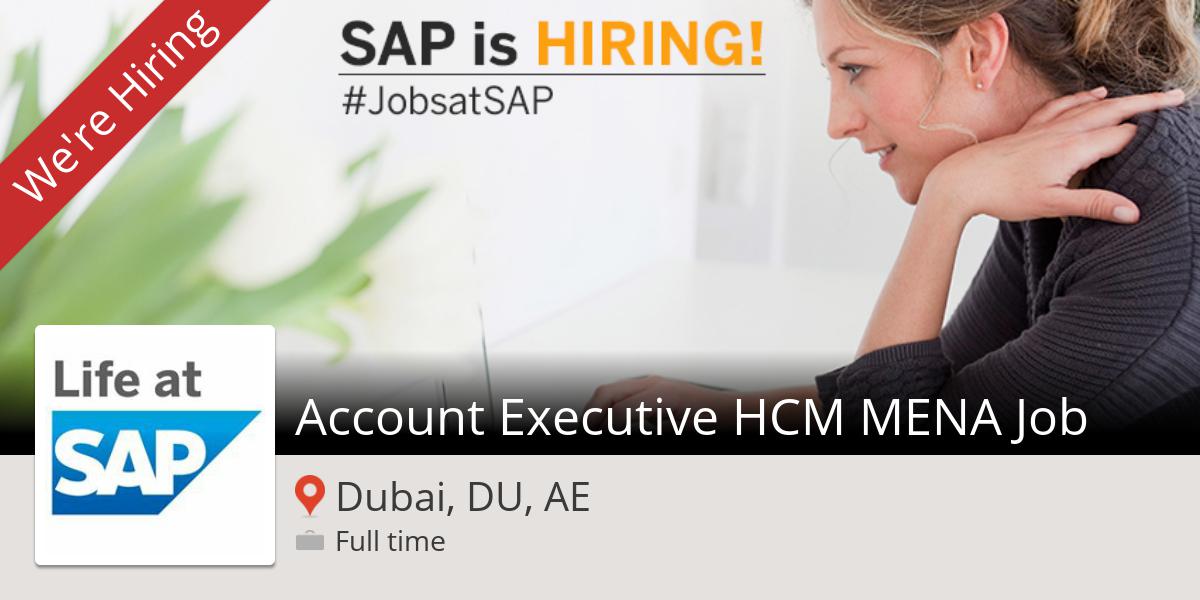 SoftwareTalent's tweet image. #SAP is hiring! #Account #Executive HCM MENA Job in #Dubai, apply now! #job workfor.us/lifeatsap/yi9j #JobsatSAP