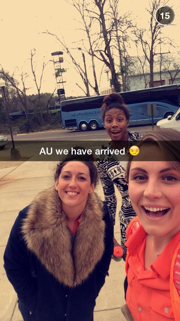 In auburn for SECs! Go gators!