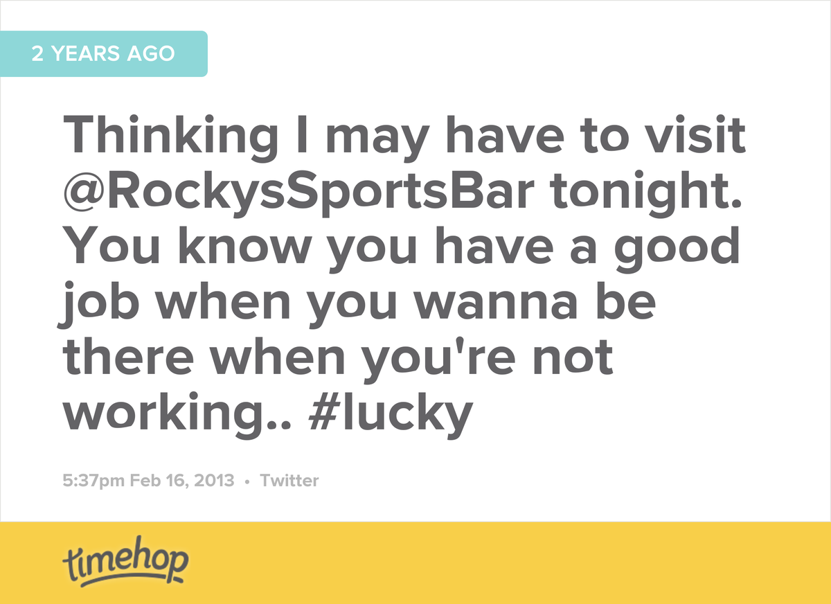 Caybsj's tweet photo. Love always xo @rockyssportsbar http://t.co/4RuiKzmVlC http://t.co/Zdecl5OMWE