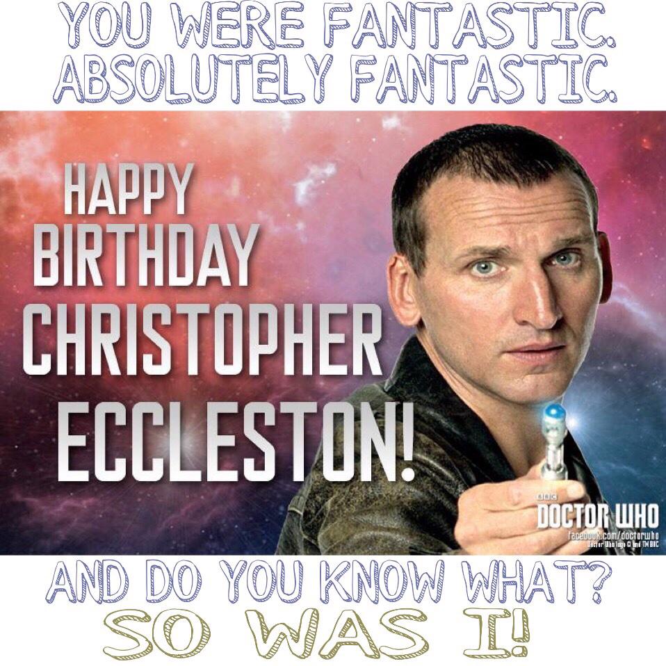 Happy 51st Birthday to Ninth Doctor Christopher Eccleston! What\s your favorite episode of his run? 