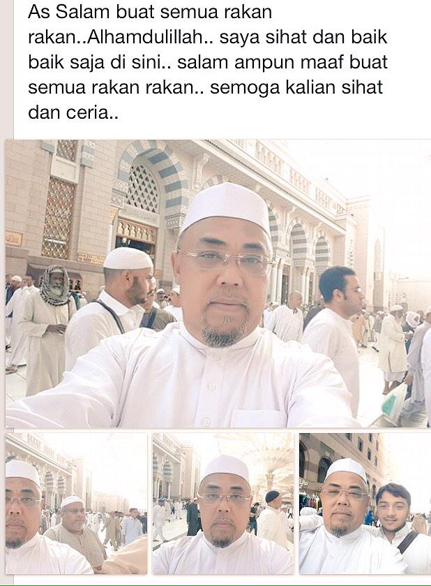 tun_aiman's tweet photo. Selamat Menunaikan Ibadah Umrah.. Dr. Kibin &amp; Isteri, Kami doa semua sihat. @mpkotabelud @KP_bombaJBPM @kpkt_gov http://t.co/j5849dF2Ii