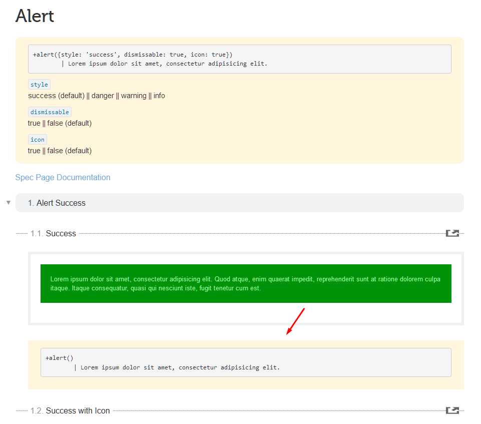 markupus_com's tweet photo. @SourceJS Feature request: extra field for a jade code, not only for html. Now we use desc, but we'd better hide it. http://t.co/wIGNdoYNdL