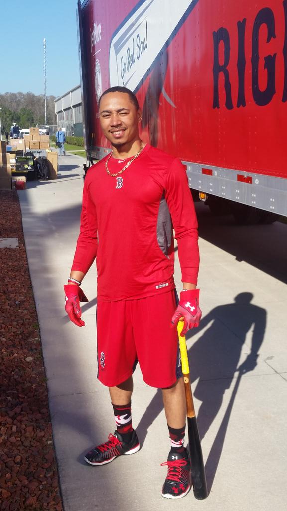 Rob Bradford On Twitter Mookie Betts Enters Camp At 181
