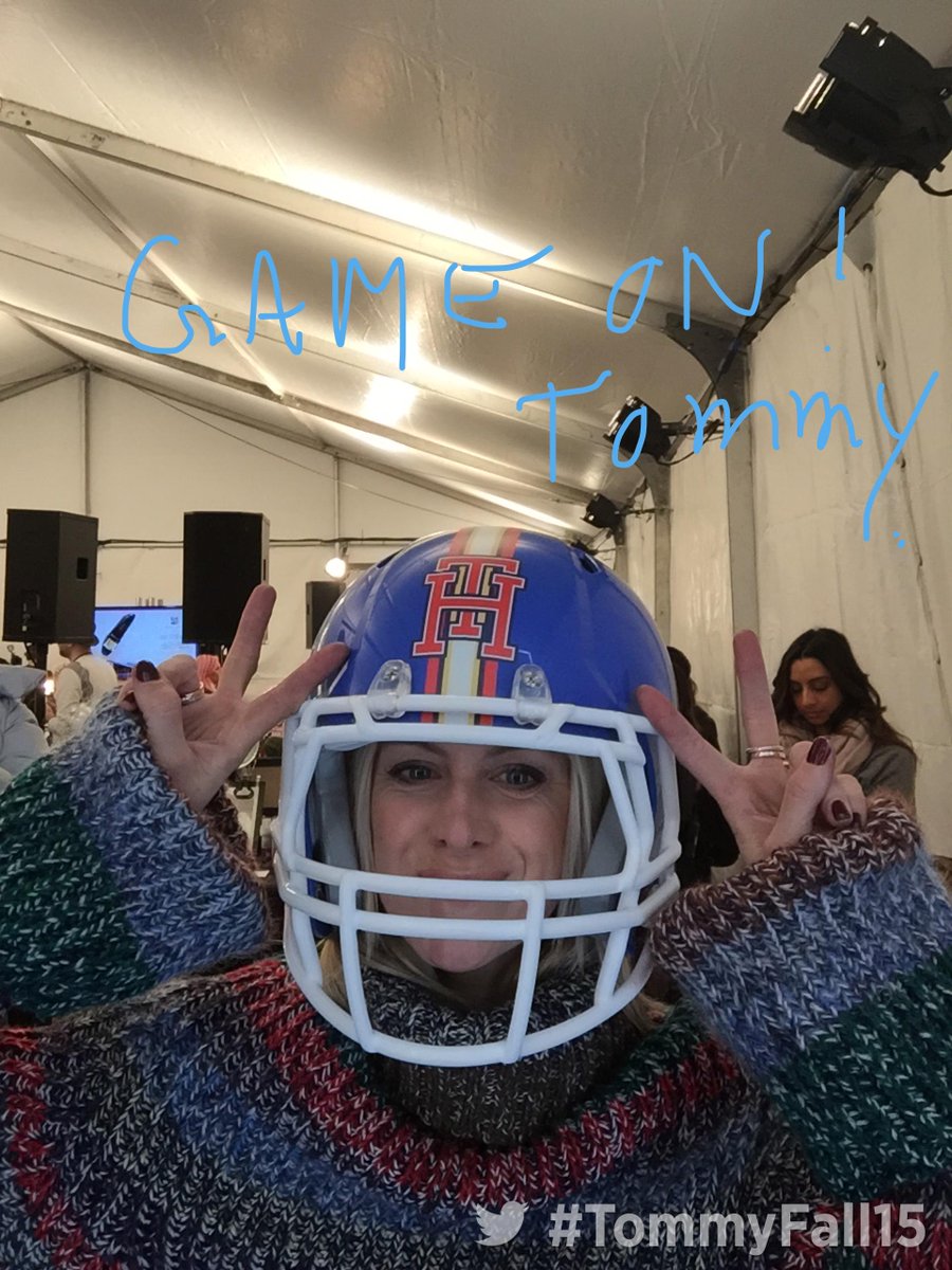 Backstage at #TommyFall15 in the #Twittermirror #NYFW with <a href="/celineaagaard/">Celine I. Aagaard</a>
