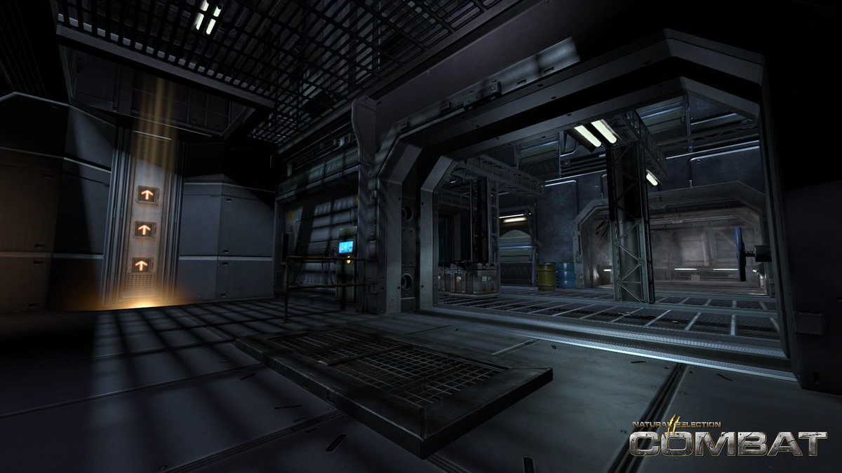 NS2Combat's tweet photo. @NS2 @UWEDev new exclusive @NS2Combat features on show in Niveus: A big scary elevator, jump pads and weldable doors http://t.co/6hG0gBujRF