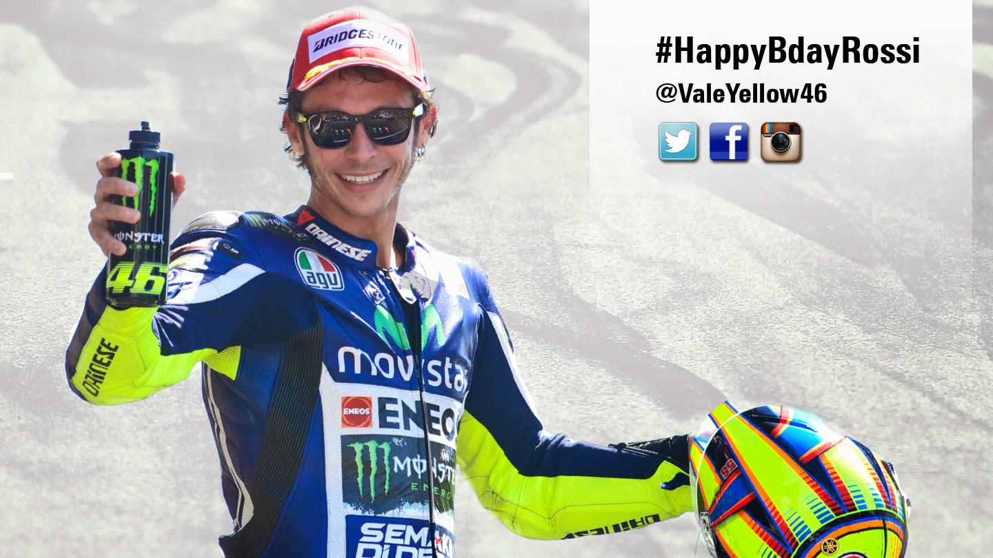 Happy Birthday Valentino Rossi! The 9 time World Champion turns 36 today! Use...  