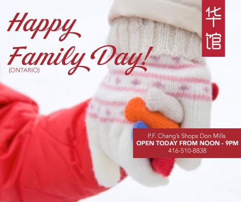PFChangsCanada's tweet photo. Happy #FamilyDay. Out @LiveAtTheShops location is open from NOON-9PM. http://t.co/Xn0natxhuj