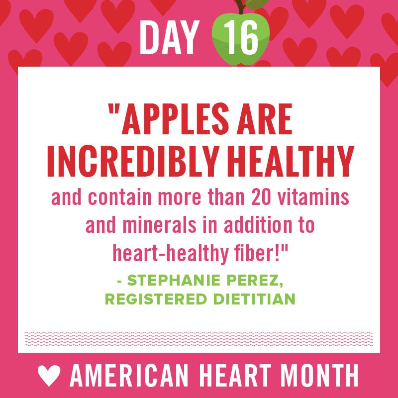 usapples's tweet photo. Day 16: Great advice from Registered Dietitian @perezste21. #28DaysofApples http://t.co/7UfT2EYtxs