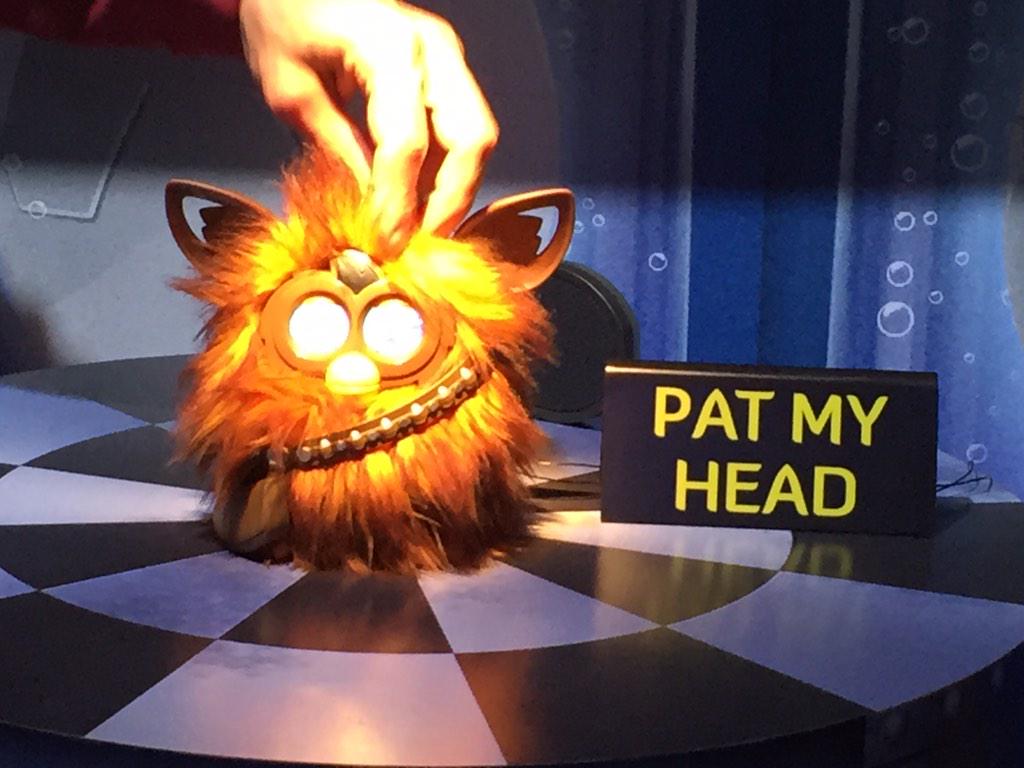 Hasbro (@hasbro) on Twitter photo #HasbroToyFair RT <a href="/matt_townsend/">Matt Townsend</a> Oh my! Furby has entered the world of <a href="/starwars/">Star Wars</a> with Furbacca #ToyFair15 $HAS #HasbroToyFair RT <a href="/matt_townsend/">Matt Townsend</a> Oh my! Furby has entered the world of <a href="/starwars/">Star Wars</a> with Furbacca #ToyFair15 $HAS
