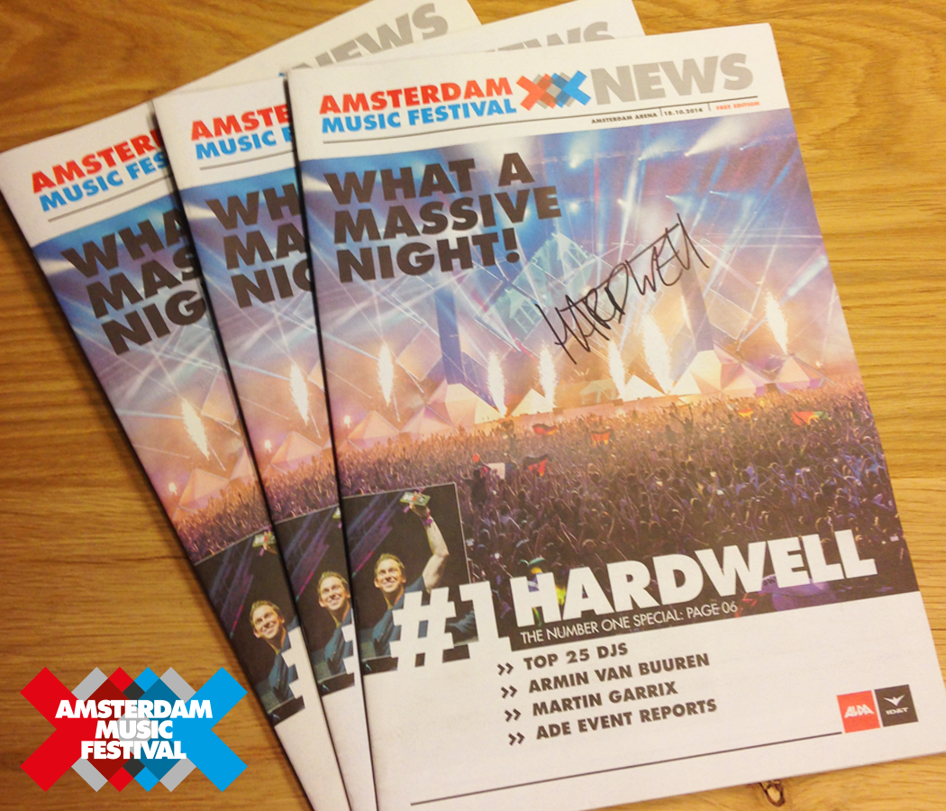 _AMFofficial's tweet photo. Always wanted to read the #AMF2014 newspaper signed by #1 DJ of the world? Join the contest: http://t.co/FRSxWrcZie http://t.co/iRkGYEtm0f