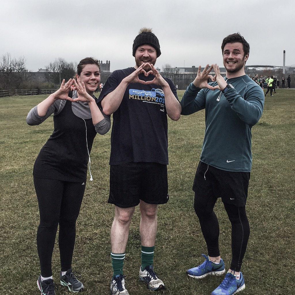 FeedMeLess's tweet image. Sharing the #love this Valentine's Day at @newcparkrun @ordythegeordie #feedmeless