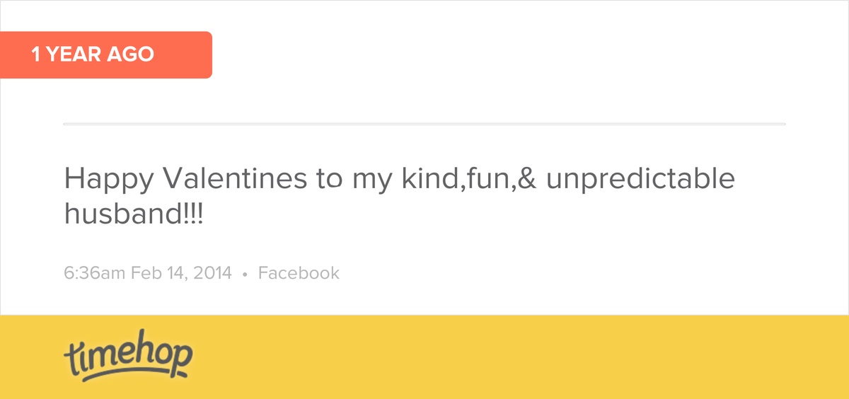 LaynetteR's tweet image. Exactly 1 year ago today! (via @timehop) timehop.com/c/fup:63959266…