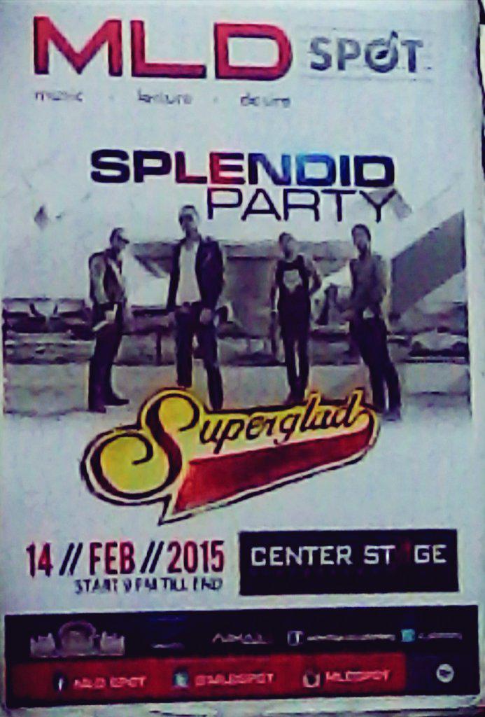 Now !! #Splendid Party w/ <a href="/superglad_band/">SUPERGLAD</a> ,DJ Joana,DJ CintaSophia, New VIP Dancer at <a href="/CStagePalembang/">Center Stage PLG</a> ..