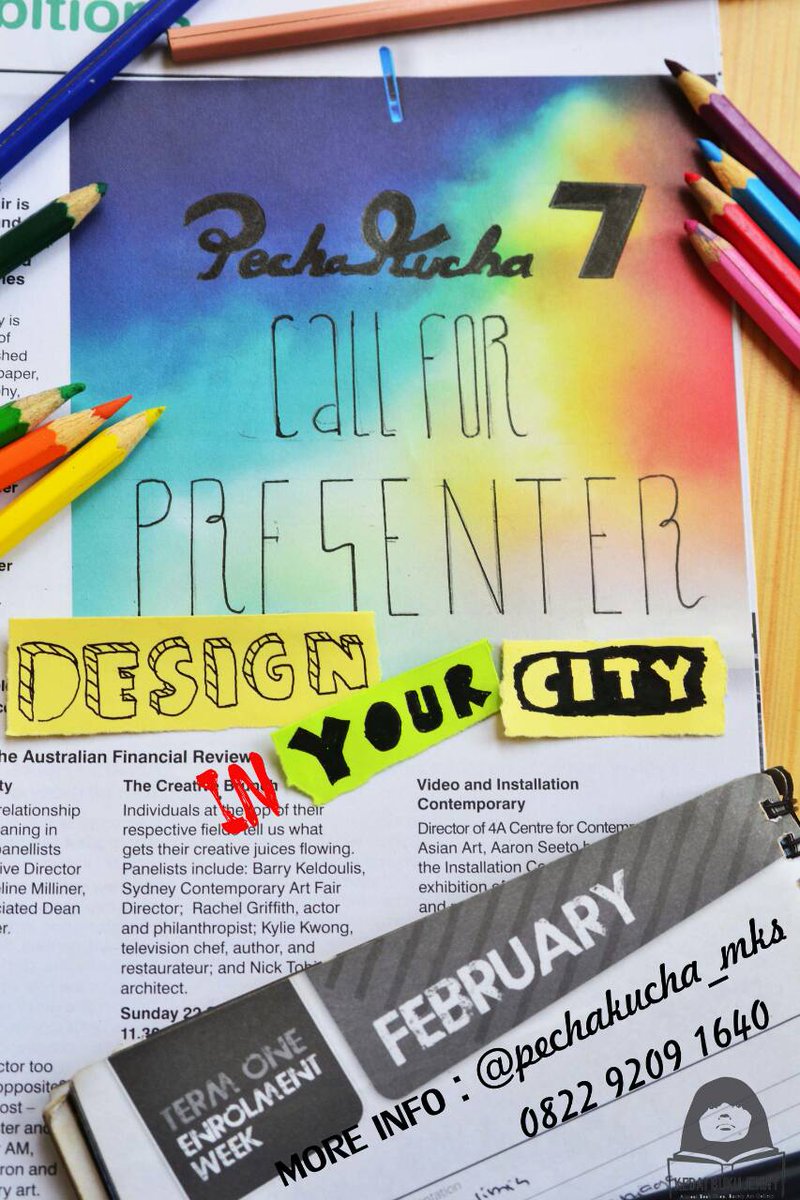 Call for Presenters <a href="/PechaKucha_mks/">PechaKuchaMakassar</a> Night Vol.7! Baca detailnya disini: 
revi.us/event/call-pre…