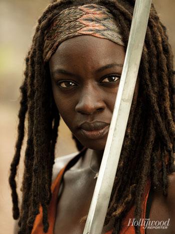 Hoy no es solo San Valentín; Danai Gurira, actriz que interpreta a Michonne, está de cumpleaños. Happy Birthday 