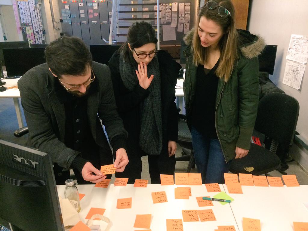 correctdesign's tweet image. RT fruitskin: #affinitymapping #ux redbadgerteam office GA_London