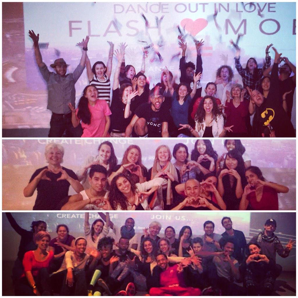 ElanaMeta's tweet photo. We Dance Out In Love. NYC take over #danceoutinlove http://t.co/ASlY1MAgKh
