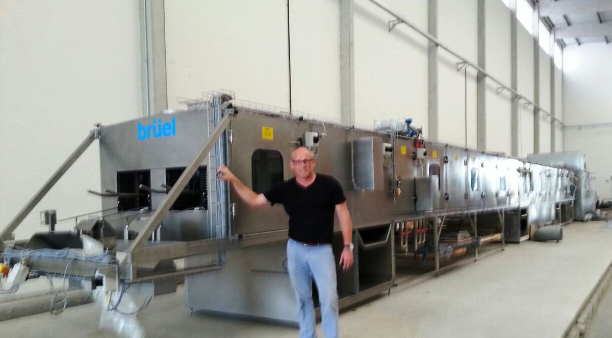 HABÉ internat. BV druk bezig met opbouw van nieuwe Bruel 2-lijns tunnelwasser t.b.v. de HB-SMR-klapkratten Brazilië
