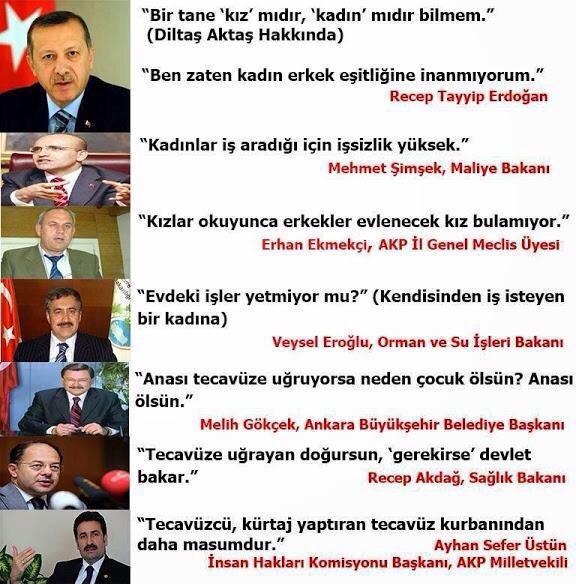 şimdi bu adamlar bunları söyledi mi ? söyledi.."demek ki bu vahşette siyasi yapının da payı var" diyene ağzını açma!!