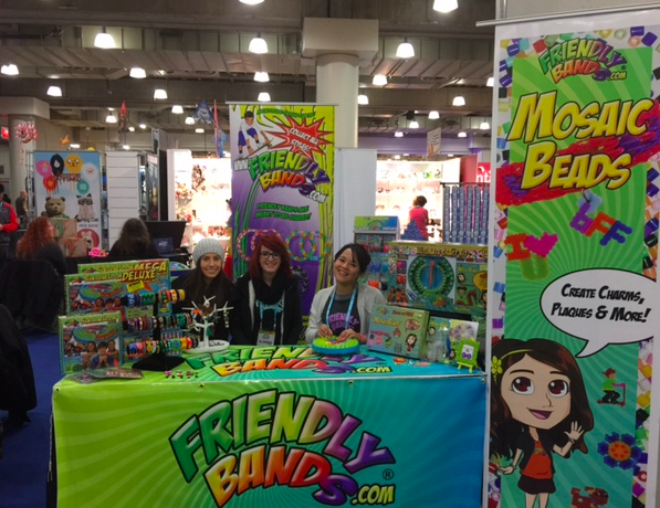 FriendlyBands's tweet photo. The #ToyFair is underway... stop by and visit us at booth 4869G. #FriendlyBands #LoomCreations http://t.co/JQyRqOUKV0