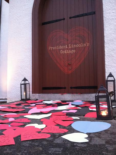 LincolnsCottage's tweet photo. Happy Valentine's Day from the Cottage! NTHP Sites across the country created #heartbombs: http://t.co/z0q2qfaNVY http://t.co/TMfbmNjkS1