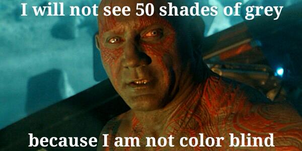 I have perfect vision.