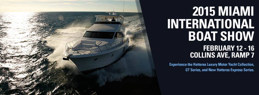 METANAVco's tweet photo. At #MiamiBoatShow? Stop by Ramp 7 &amp; see @HatterasYachts on display. Share your photos with #HatterasMiami http://t.co/bf0DTFSKGK