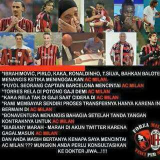 “<a href="/heyOcta/">Putra Okta A ~</a>: bang.. Alasan apa yang membuat bang <a href="/DennyCagur/">Denny Cagur</a> Cinta AC Milan, dan memutuskan jadi Milanisti