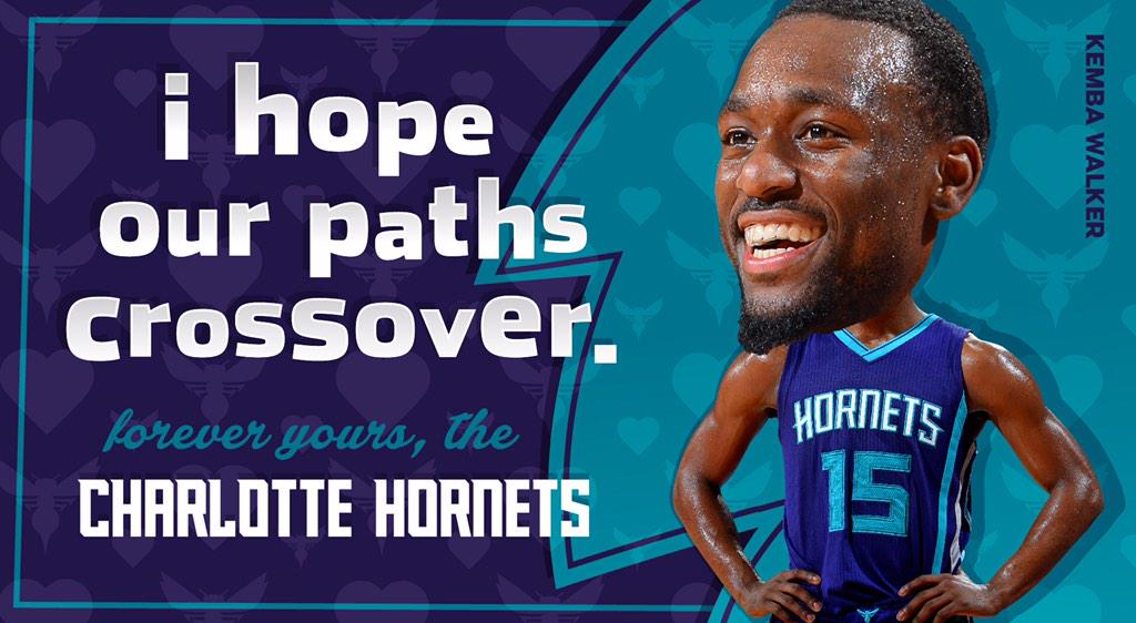Charlotte Hornets on X: From the Hornets and @KembaWalker Share this  Valentine's Day card with your love bug!  / X