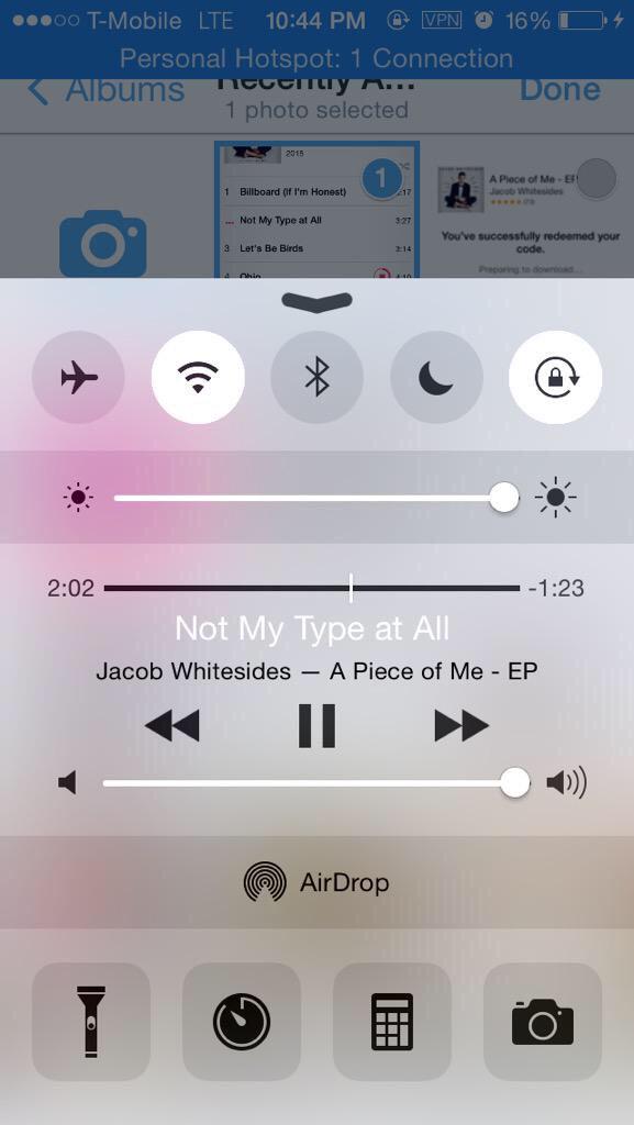 PaigeIM5's tweet photo. @JacobWhitesides #APIECEOFMEONITUNES ITS PURE PERFECTION IM DOWN FOR THIS ALL NIGHTER! JACOB IS THE SHIT GO BUY THIS! http://t.co/AxCZGYDoTh