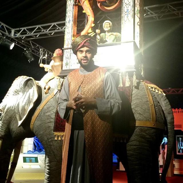 engliteraryclub's tweet image. #AlJazari and his #Elephantclock  at the 1001 Inventions Exhibition @scicenterkw #ELC #AOU