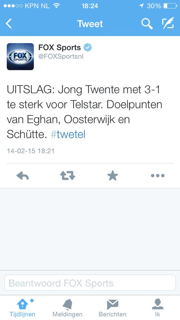 WijZijnVoetbal's tweet image. Bij @FOXSportsnl vinden ze het doelpunt van @sctelstar kennelijk niet zo relevant. #objectief