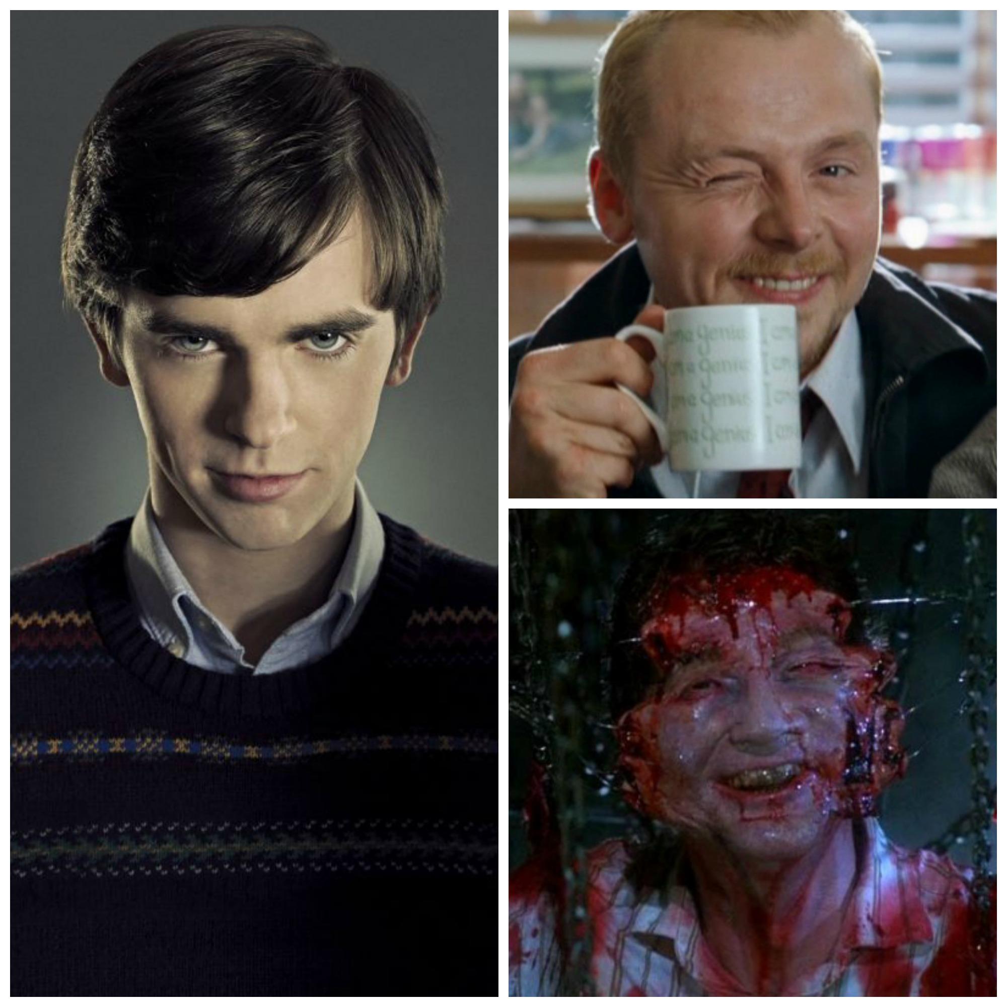Happy Birthday to these three! Freddie Highmore, Simon Pegg, and Andrew Robinson! 