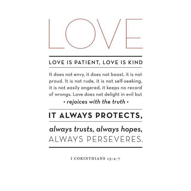 ktluddy's tweet image. Happy Valentine's Day ♥️♥️♥️ • 1 Corinthians 13: 4-7 • bit.ly/1A7GzHg