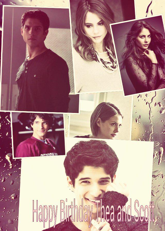 #BF wishes a Happy Birthday to our very own <a href="/Ms_TheaQueen/">Thea Queen♥</a> and <a href="/true_alphascott/">Scott McCall</a>
