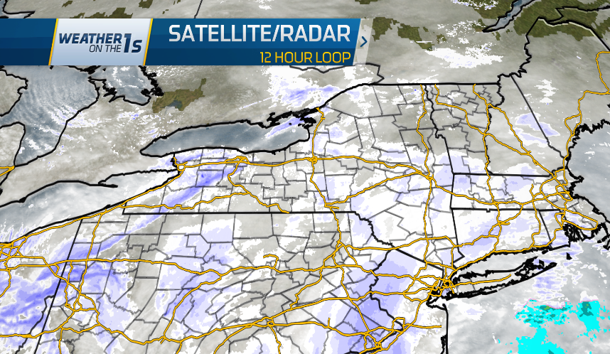 Snow continues this afternoon with heavy snow and blowing snow at times as arctic front moves through. #WXONTHE1S