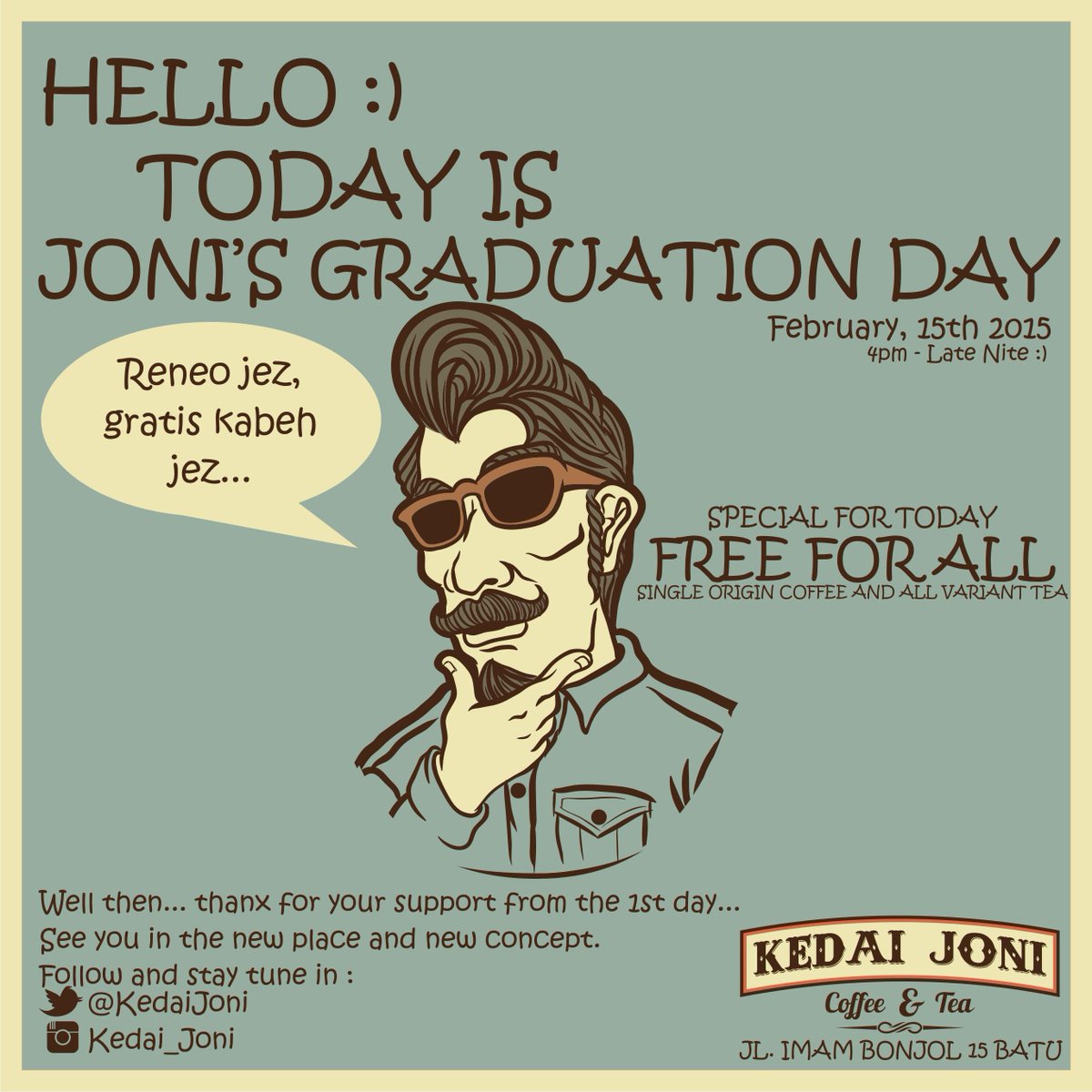 NANTI SORE JEZ.. MARI MERAPAT :)