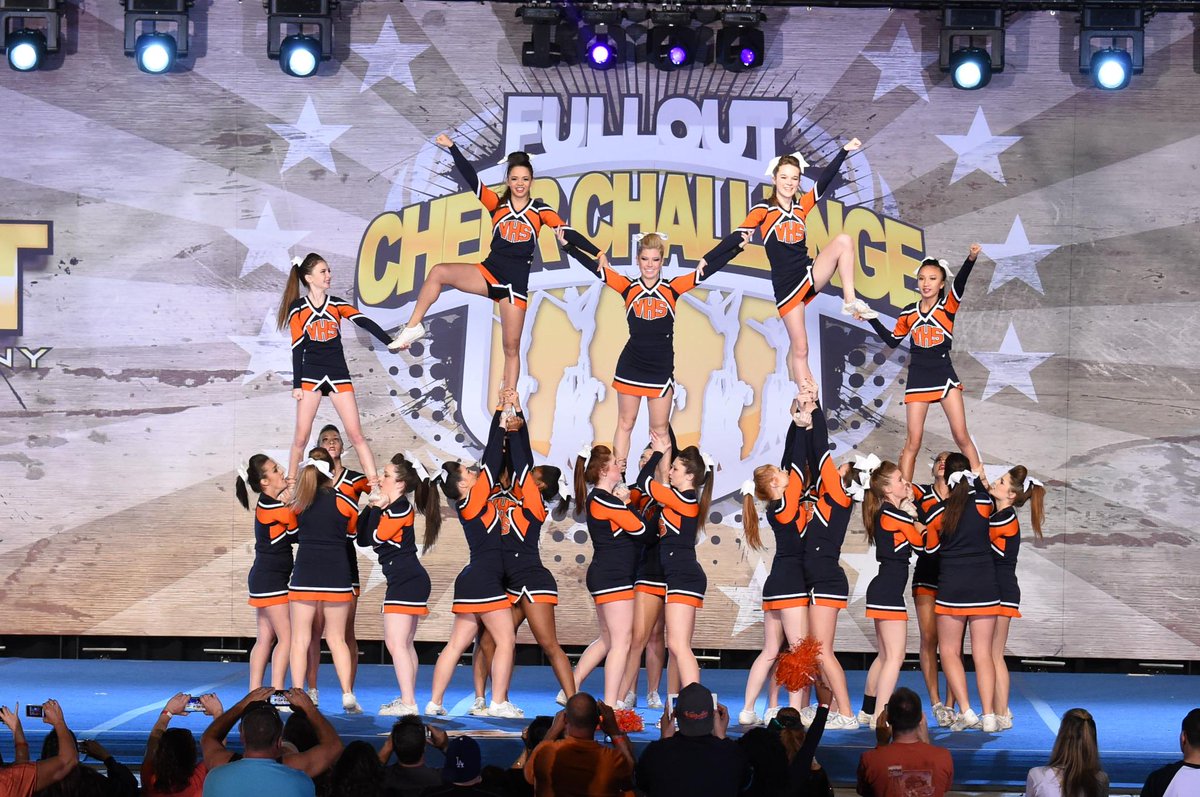rtproductions's tweet photo. Great job @valhallahigh Norseman! You guys killed it today! @FulloutCheerCo #fulloutcheerchallenge #cheerleading http://t.co/RjBrGcxYnh