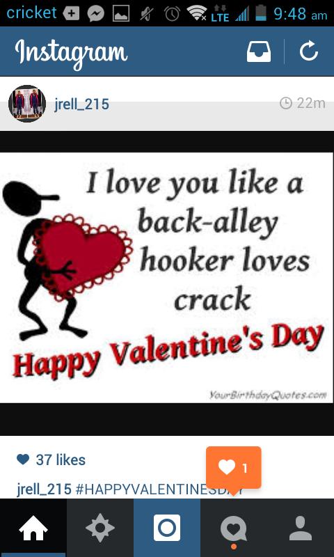 267Eb's tweet photo. Happy VDay Suckers! http://t.co/nLmeYtYlVq