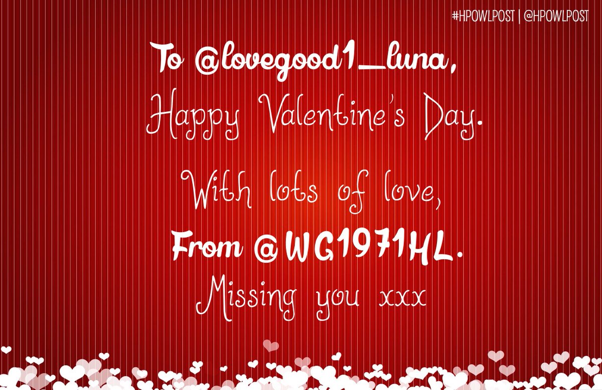 HPOwlPost's tweet photo. #ValentinesOwlPost - YOU HAVE MAIL, @lovegood1_luna! http://t.co/R0rQlrXE9p