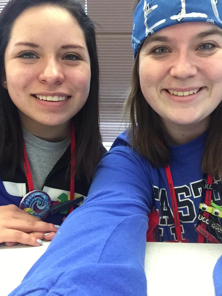 _mmmbop's tweet photo. #CoffeeConnection with @josieeee4 #EIU #IRHA15 @IRHA_2015 http://t.co/TkXlufaXBT