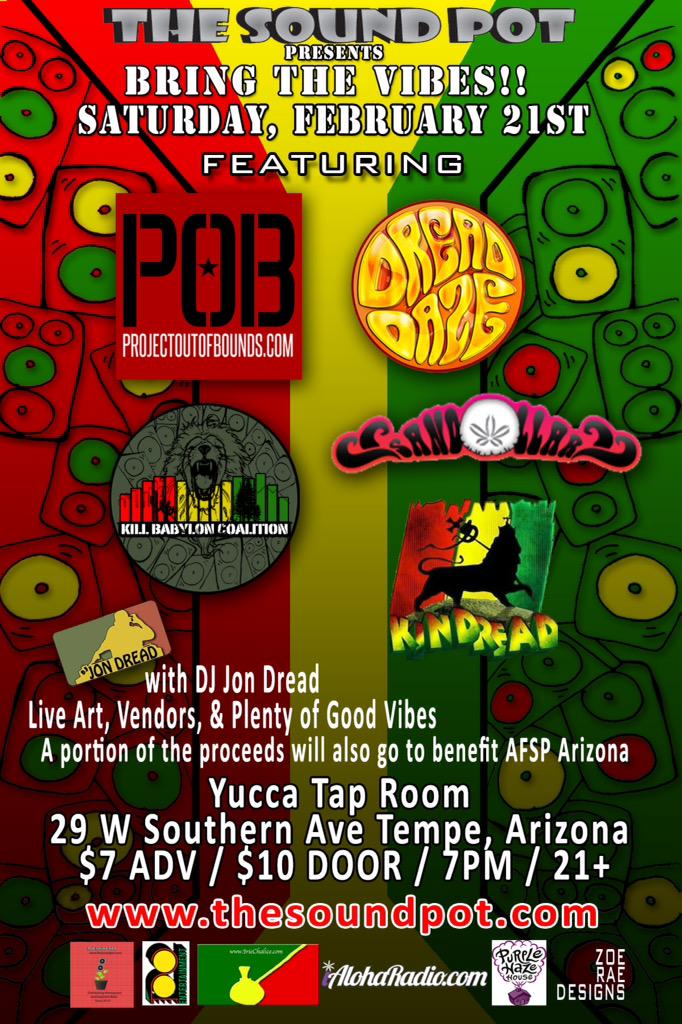SandollarABand's tweet photo. What a Hallmark holiday. Anyways, we got a show next weekend in az! @POBband @DreadDaze and #sandollar #beachrock http://t.co/fPvHpQQCuM