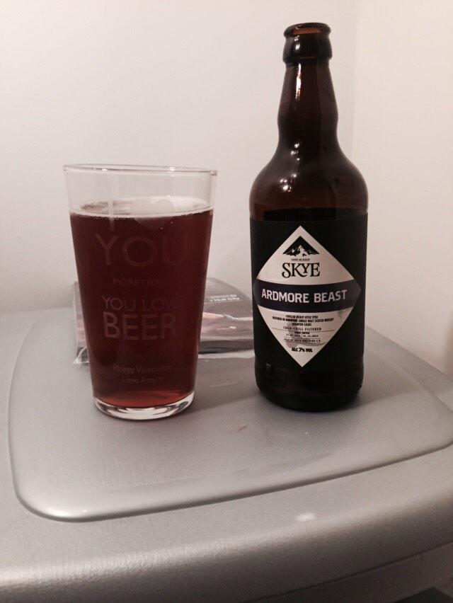 Joe_ikin88's tweet photo. Thought I'd give this a try too as i'm intrigued #skye #admorebeast #whiskybeer @bhbeercafe http://t.co/7rczvrlfgC