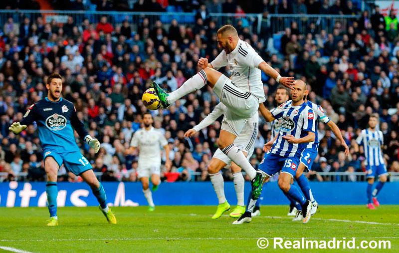 realmadrid's tweet photo. ¡Las mejores imágenes del partido de hoy! #RealMadridvsDepor #RMLive #HalaMadrid http://t.co/Hb6iZtuwA7