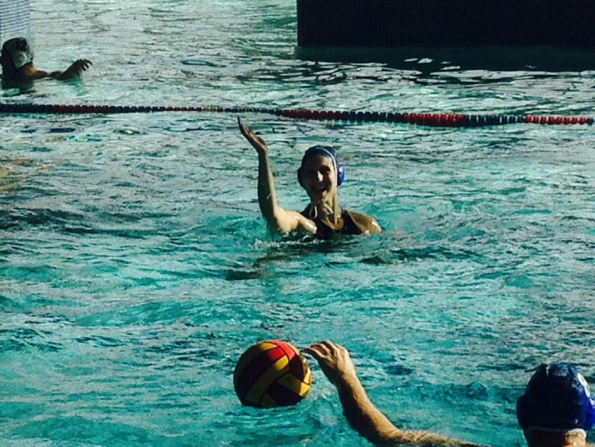 Alexis Nordrum doing her thing! <a href="/Flyer_Polo/">UD Water Polo</a>